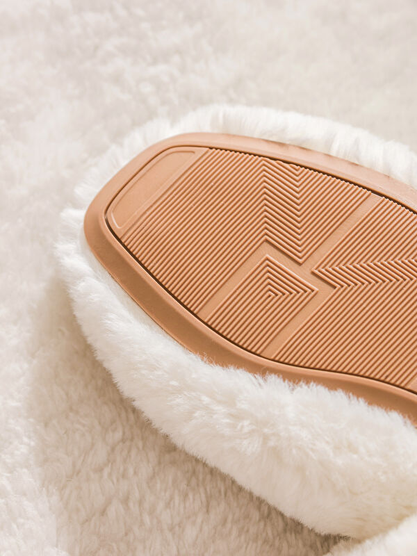 Pelüş Kadın Ev Ayakkabısı - Görsel 6