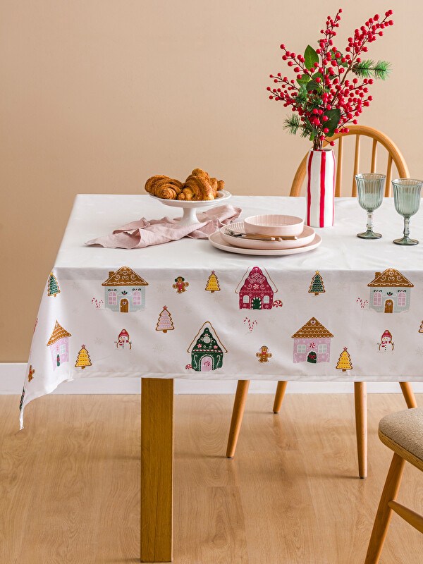 LCW HOME New Year Themed Printed Tablecloth