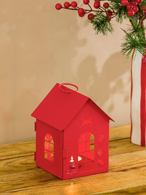 LCW HOME House Figured Metal Candle Holder 16 cm