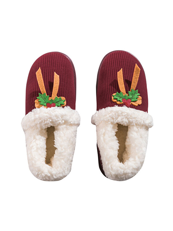 Yılbaşı Temalı Pelüş Kadın Ev Botu - Görsel 7