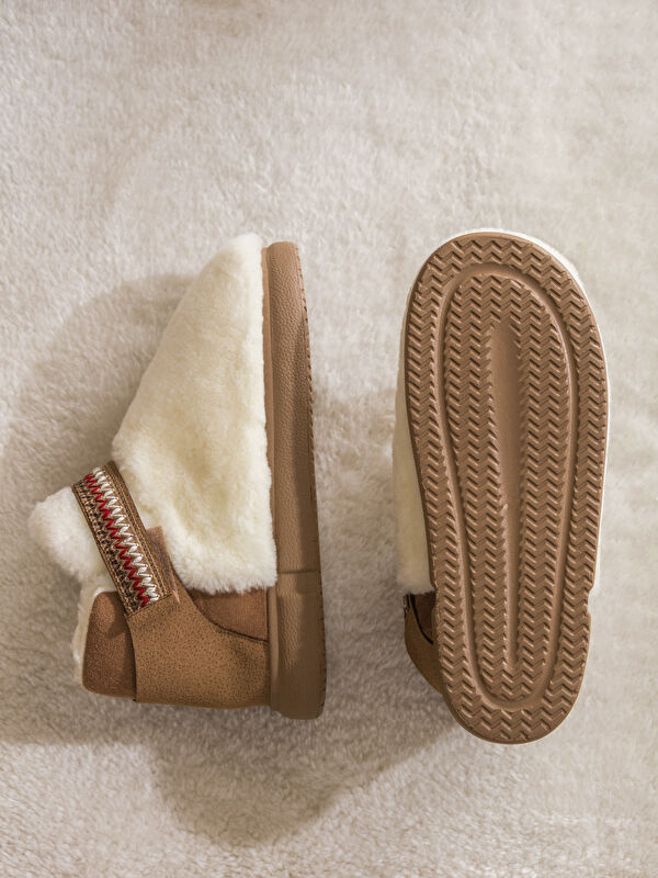 Lcw Steps Beyaz Lcw Steps Süet Görünümlü Kadın Ev Botu