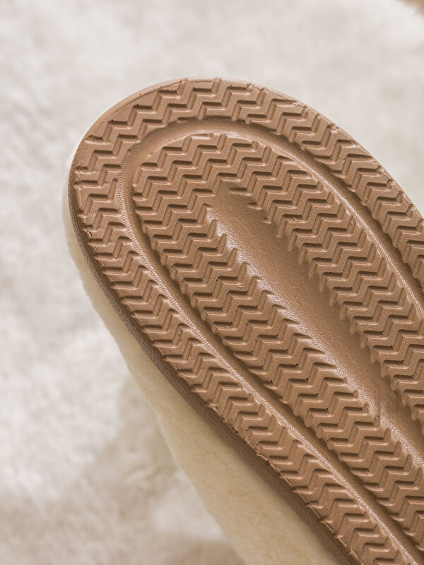 Lcw Steps Beyaz Lcw Steps Süet Görünümlü Kadın Ev Botu