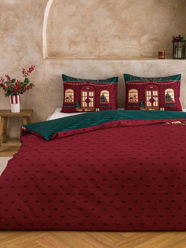 LCW HOME New Year Themed Double Duvet Cover Set