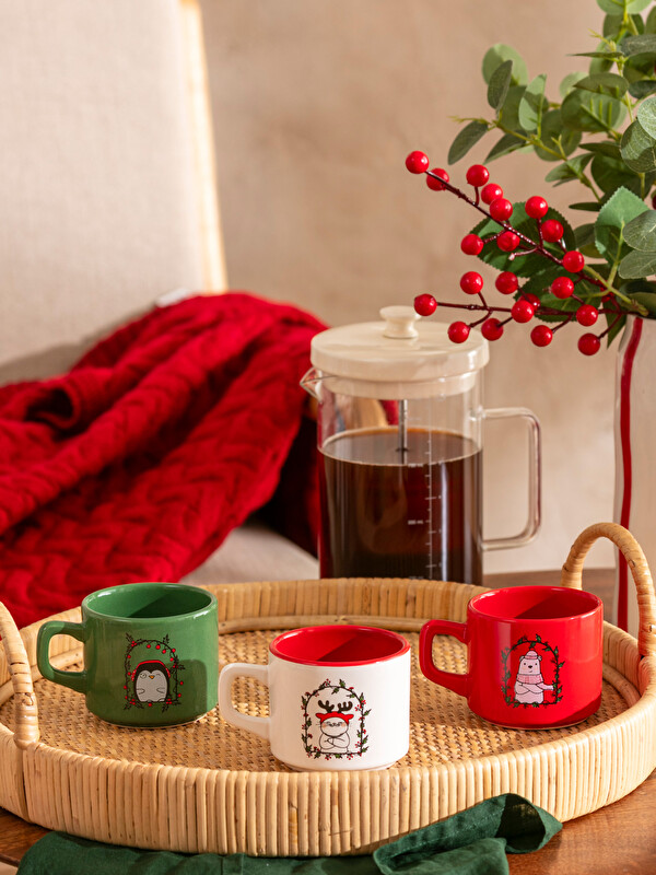 LCW HOME کۆمەڵەی کوپ چاپکراو ٣ دانە ١٨٤ مل