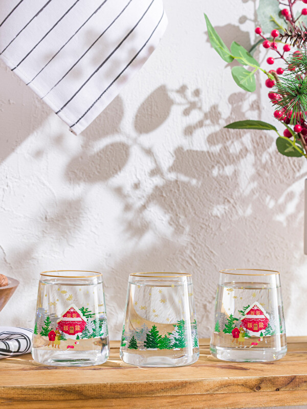 LCW HOME Štampani set staklenih čaša 3-komada 380 ml