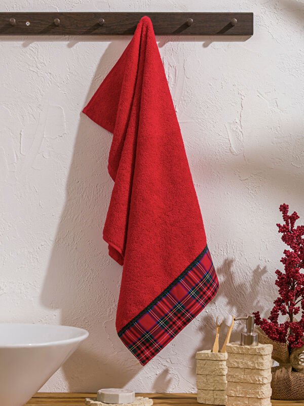LCW HOME New Year Themed Cotton Face Towel 50x80 cm