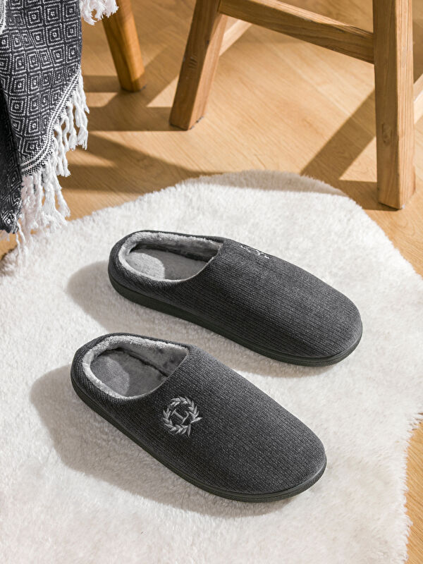 İçi Kürklü Erkek Ev Botu Panduf - Görsel 3