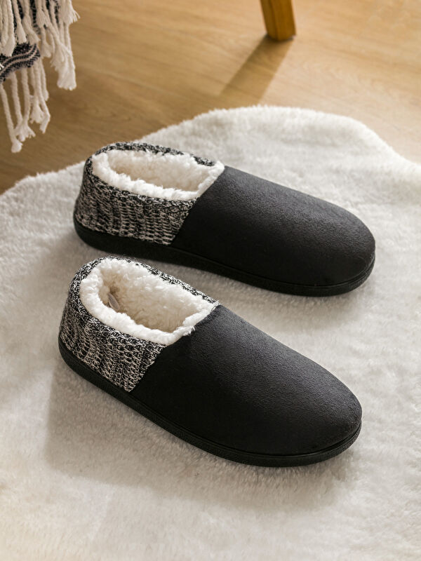 İçi Kürklü Erkek Ev Botu Panduf - Görsel 3