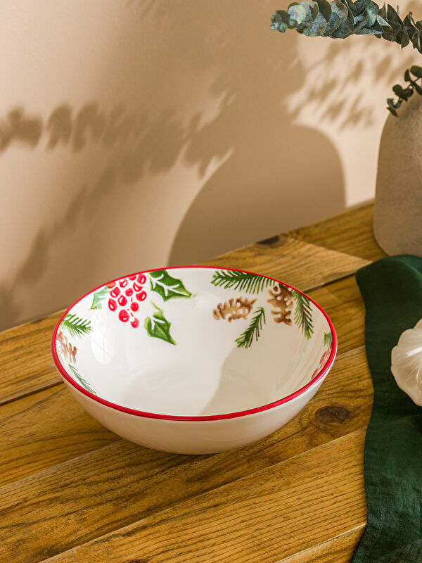 LCW HOME Berry Printed Ceramic Bowl 20 cm