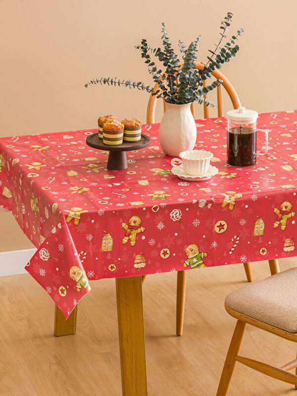 LCW HOME Yılbaşı Temalı Masa Örtüsü 140x140 cm