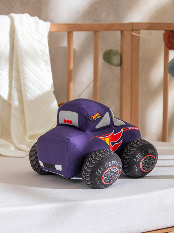 LCW HOME Hot Wheels Baskılı Pelüş Bebek Kırlent 27 cm