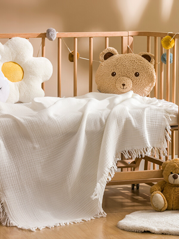 LCW baby Pamuklu Bebek Müslin Battaniye