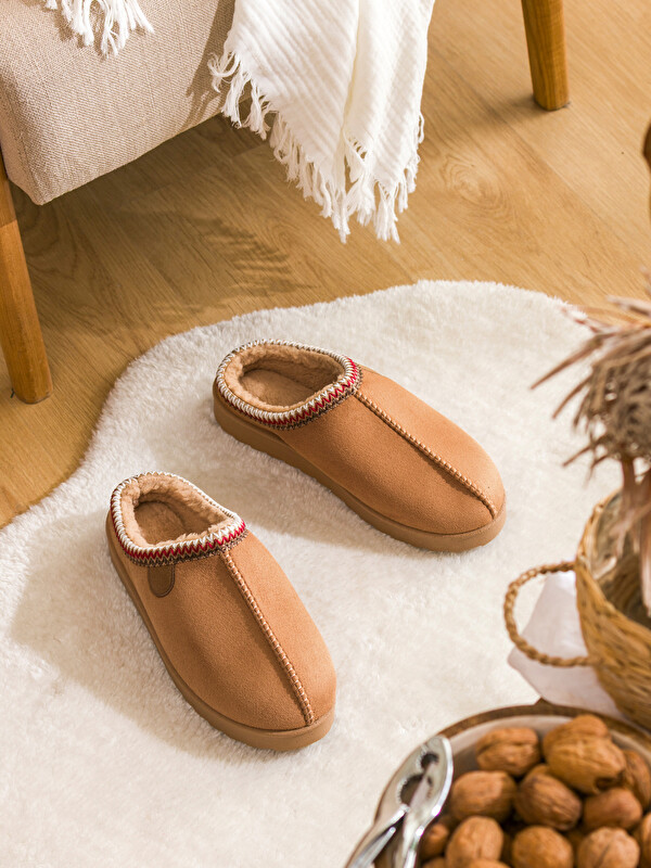 LCW STEPS İçi Tüylü Erkek Ev  Terliği