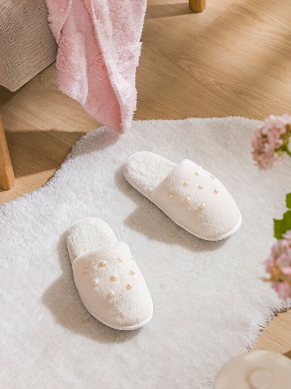 LCW STEPS Ukrašene plišane ženske kućne čizme