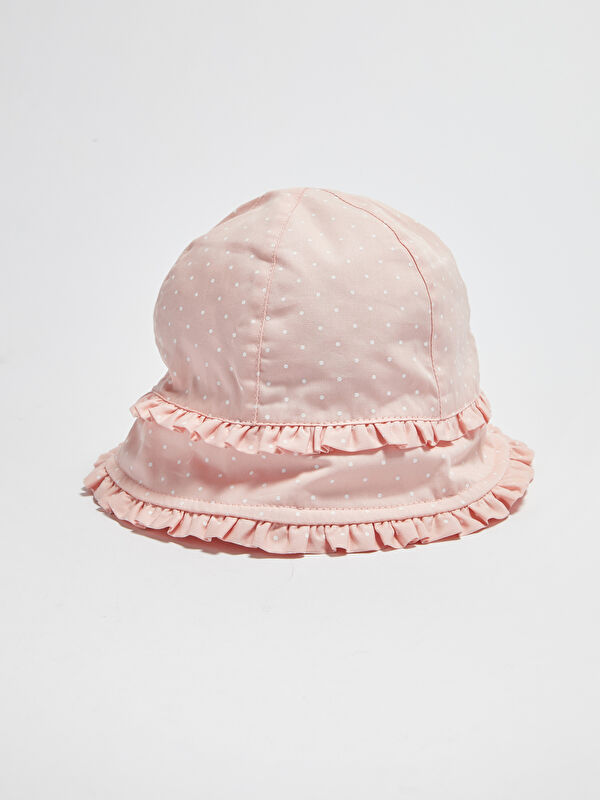 Katie BABY STRIPE bucket hat ピンクストライプ Kids Cotton