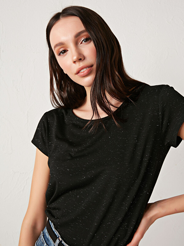 LCW Vision Crew Neck Plain T-Shirt