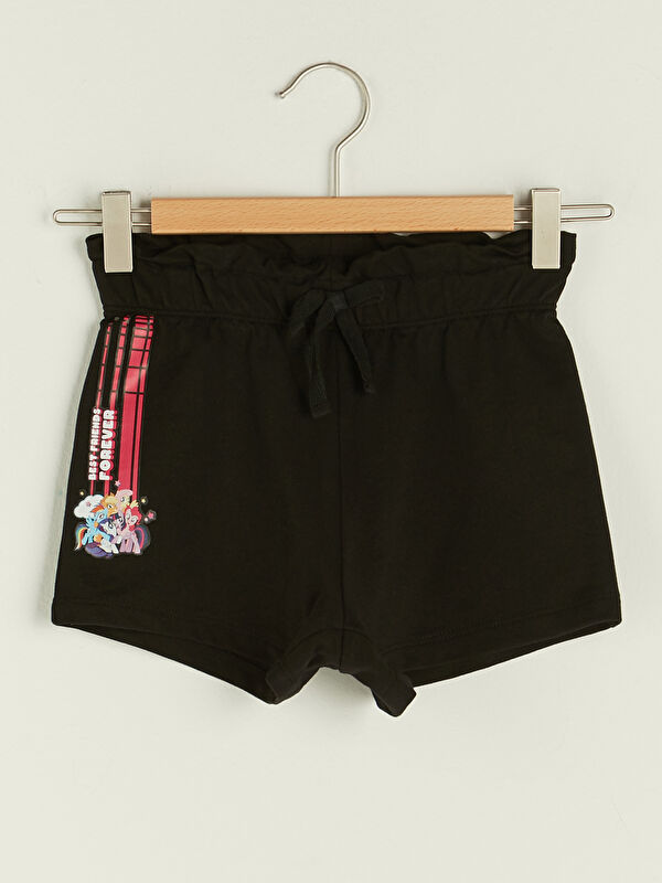 LCW Kids Elastic Waist My Little Pony Printed Girl's Shorts