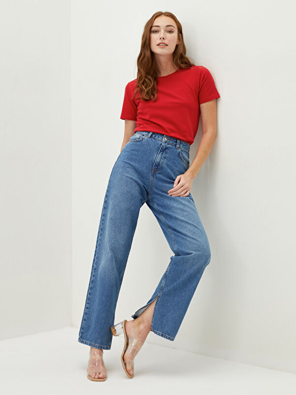 LCWAIKIKI Basic Crew Neck Straight Short Sleeve Cotton