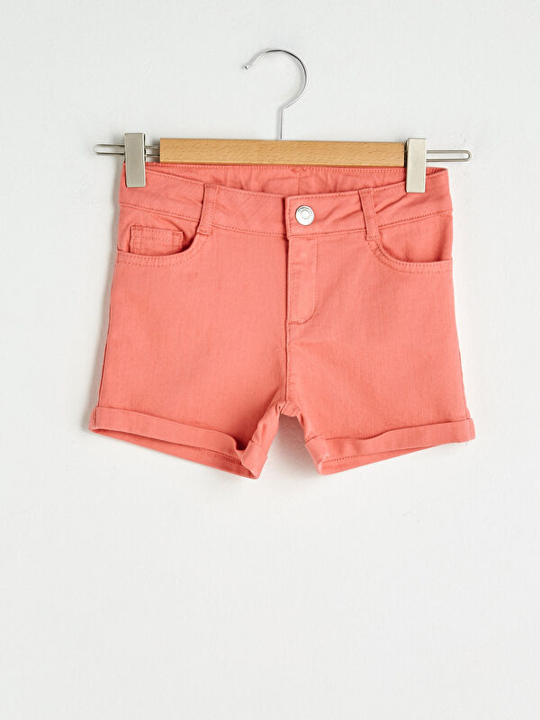 LCW Kids Basic Gabardine Girls Shorts