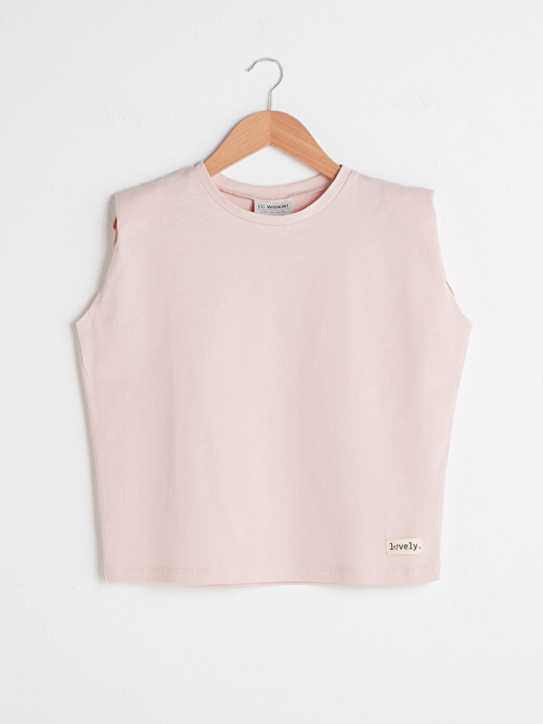 LCW Kids Crew Neck Basic Cotton Girl Athlete