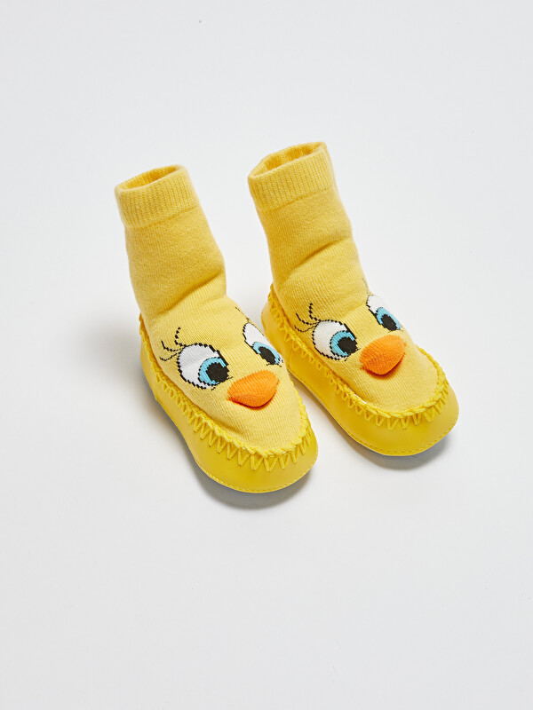 LCW baby Tweety принтті қыз балаға арналған үй киіміне арналған шұлықтар