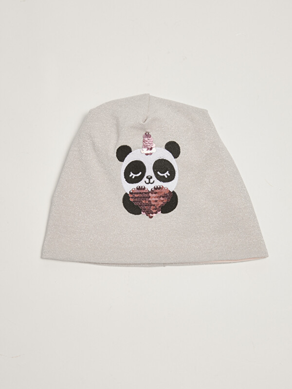LCW ACCESSORIES Girl's Sequined Tricot Beret