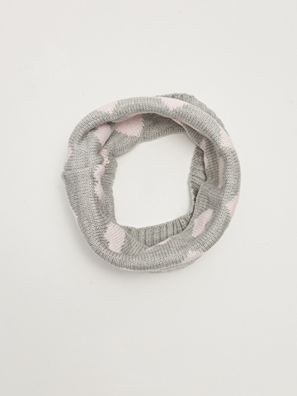 LCW ACCESSORIES وشاح أنبوبي محبوك بقلب للبنات
