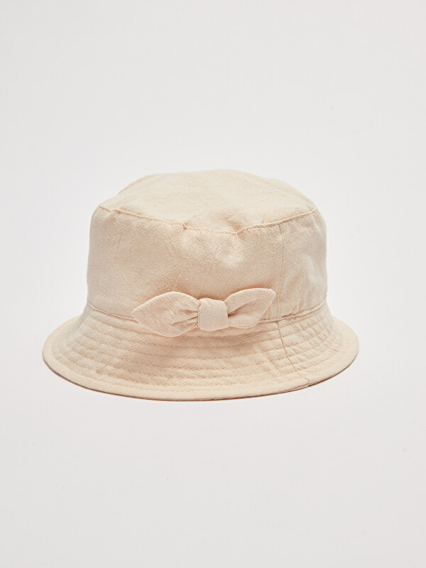 LCW baby Bow Detailed Baby Girl Hat