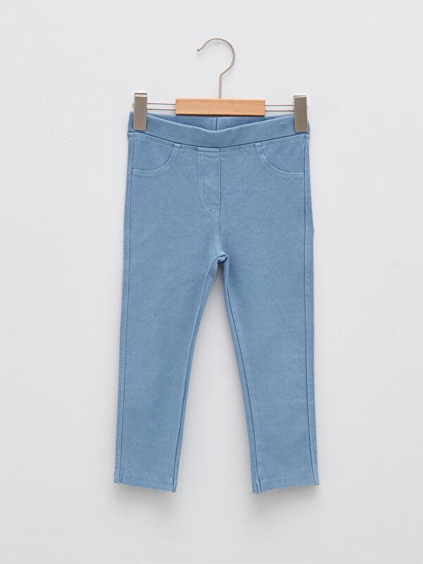 LCW baby Elastic Waist Basic Baby Girl Jean Tights