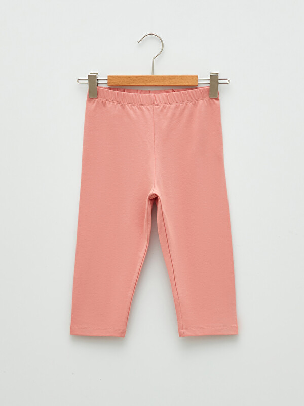 LCW Kids Elastic Waist Basic Cotton Girl Tights