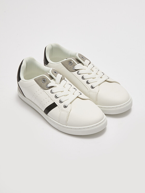 LCW STEPS Lace-up Faux Leather Men's Sneakers