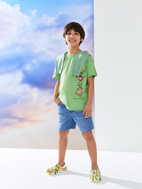 LCW Kids Basic Boys' Denim Shorts