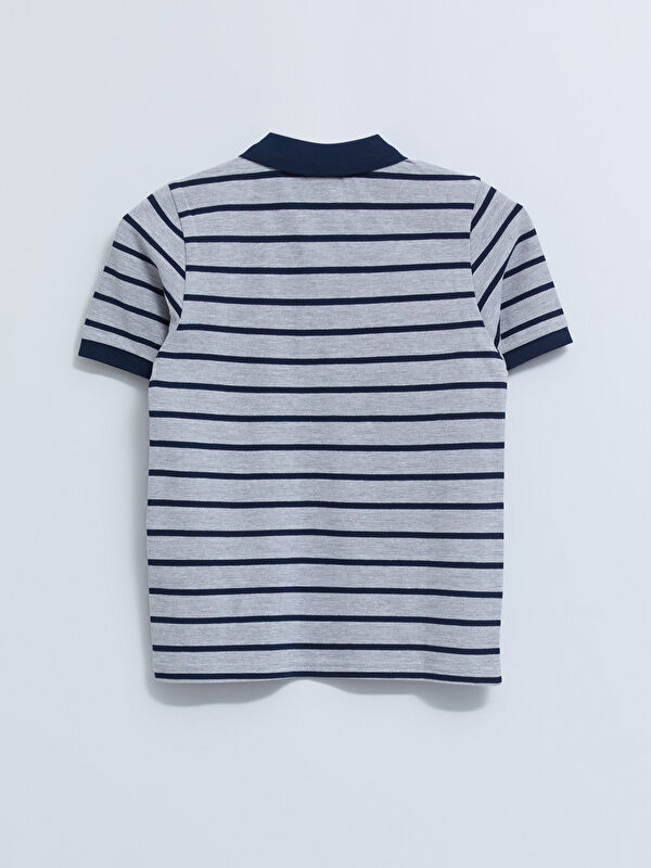 【KOOLOSET】Kitchi Stripe Collar Short Sleeve T-shirt Oversized Boxy Tee | The Forme