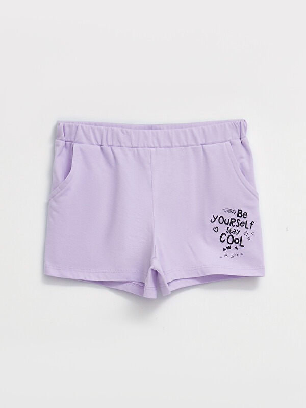 LCW ECO Shorts imprimés à taille élastique pour fille