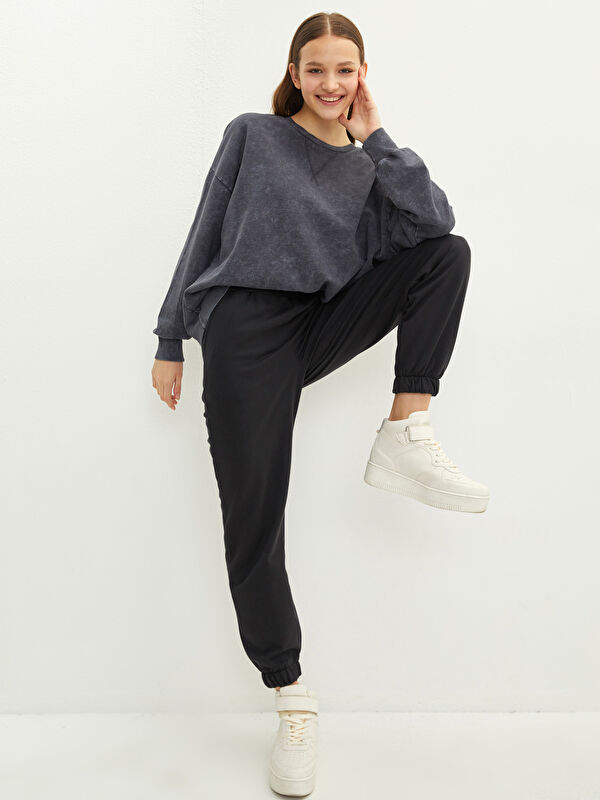 LCW Vision Elastic Waist Regular Pocket Detailed Women's Jogger Sweatpants