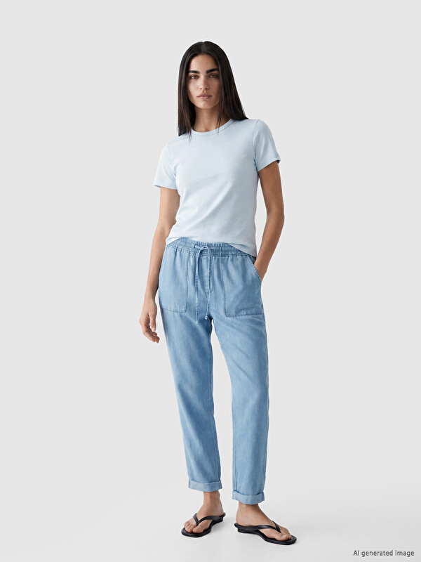 LCW Modest Woman Indigo Jeans