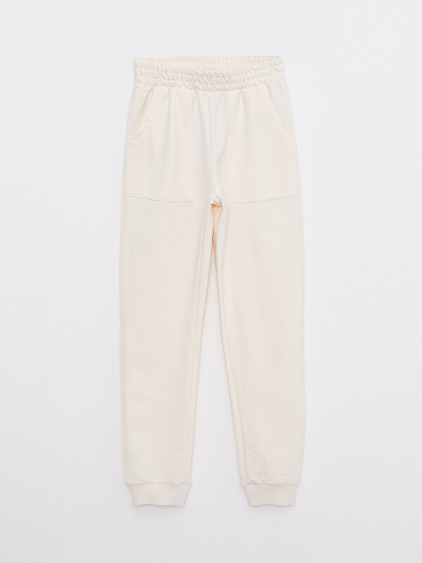 LCW Kids Elastic Waist Basic Girls' Jogger Sweatpants