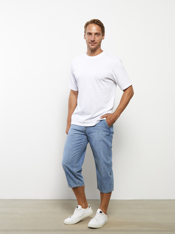 LCW Jeans شورت جينز عادي للرجال