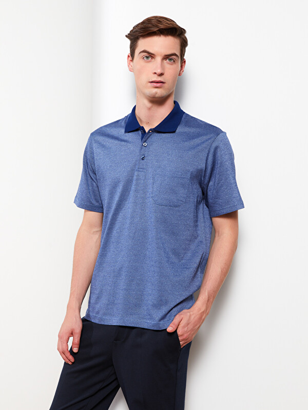 LCWAIKIKI Classic Mercerized Polo Neck Short Sleeve Men's T-Shirt