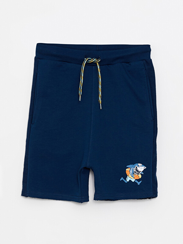 LCW Kids Elastic Waist Printed Boys' Shorts