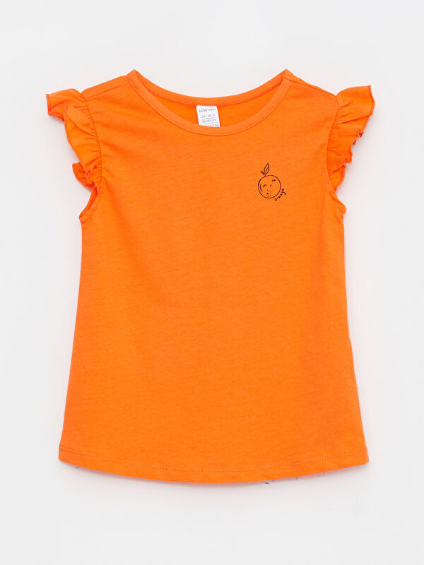 narandŽasta majica beba devojčica-image