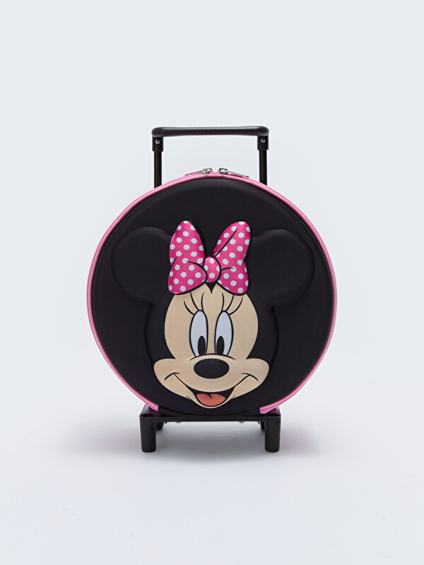 LCW ACCESSORIES Siyah Minnie Mouse Lisanslı Kız Çocuk Çekçekli