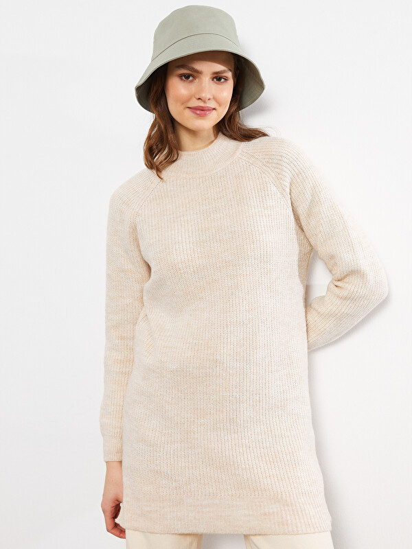 LCW Modest Әйелдерге арналған биік жағалы ұзын жеңді туника