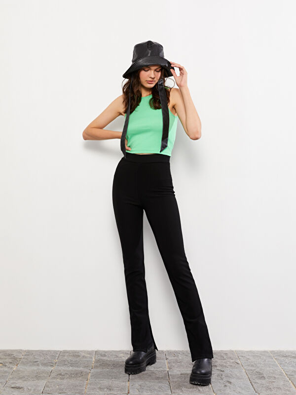 LCW Vision Women's Standard Fit Plain Trousers