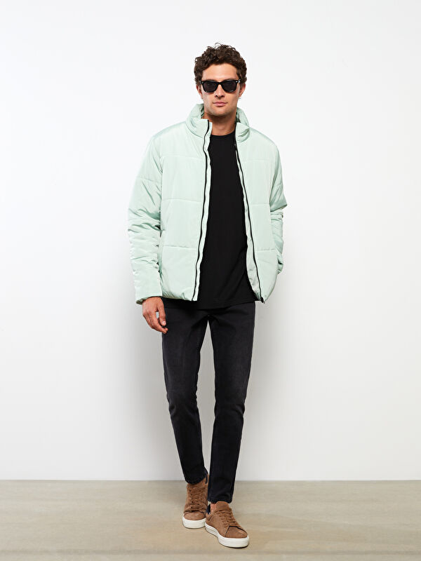 [彰Produce) Ücu-WP サイズ2 LCWAIKIKI Classic Standard Fit Funnel Neck Men's Puffer Coat