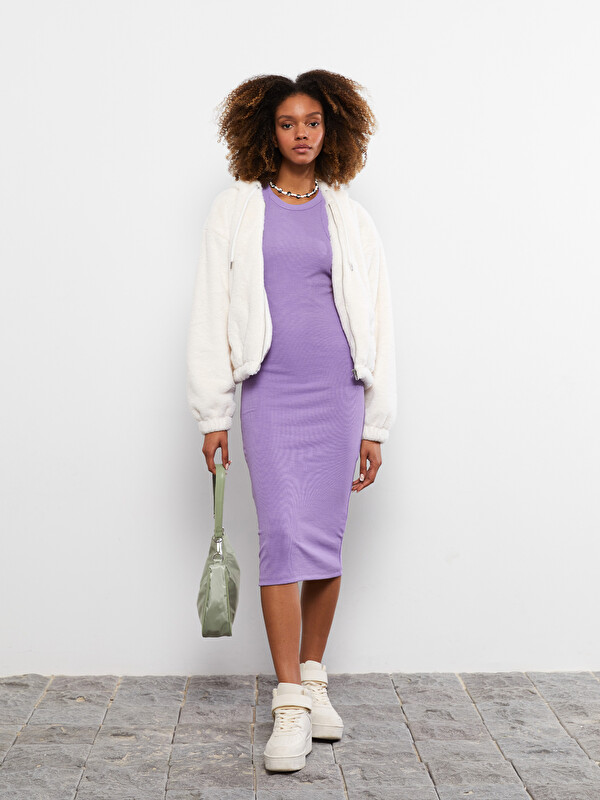 LCW ECO Hooded Women's Plush Coat