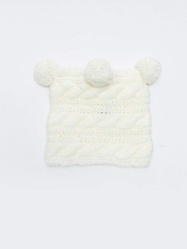 LCW ACCESSORIES Girl's Snood with Pompom Detailed