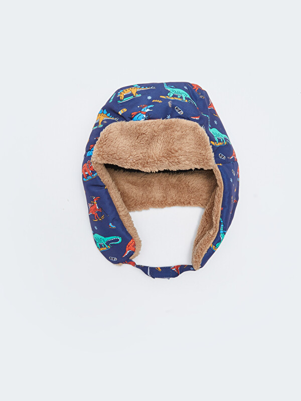 LCW ACCESSORIES Dinosaur Printed Boy Snow Hat