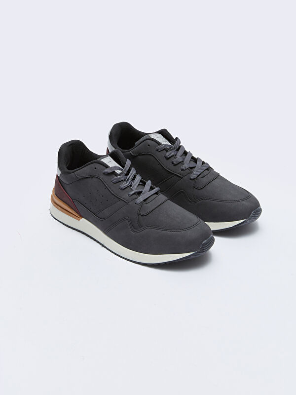 Bağcıklı Baskılı Erkek Aktif Spor Ayakkabı - Görsel 2