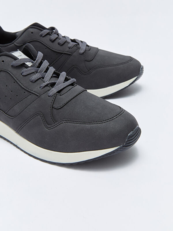 Bağcıklı Baskılı Erkek Aktif Spor Ayakkabı - Görsel 4